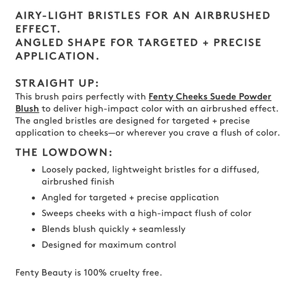 Fenty Beauty Suede Powder High-Impact Blush - “Just a Crush” and Blush Brush Set - Picture 10 of 10